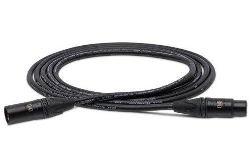Hosa CMK-010AU Edge Microphone Cable Neutrik XLR3F to XLR3M 10ft