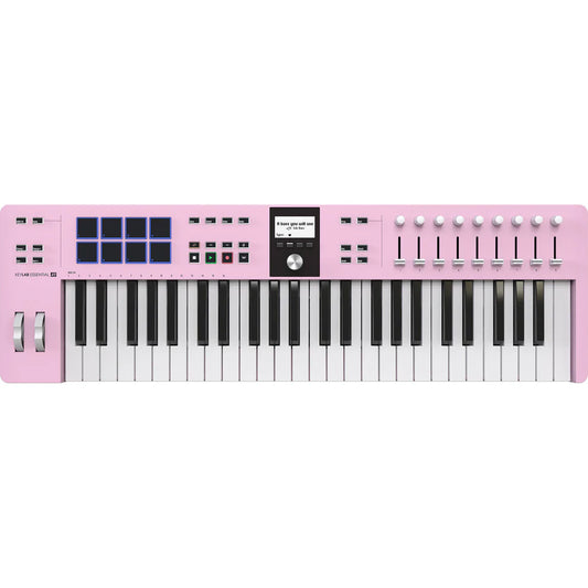Arturia Keylab Essential 49 MK3 keyboard controller Rose Quartz