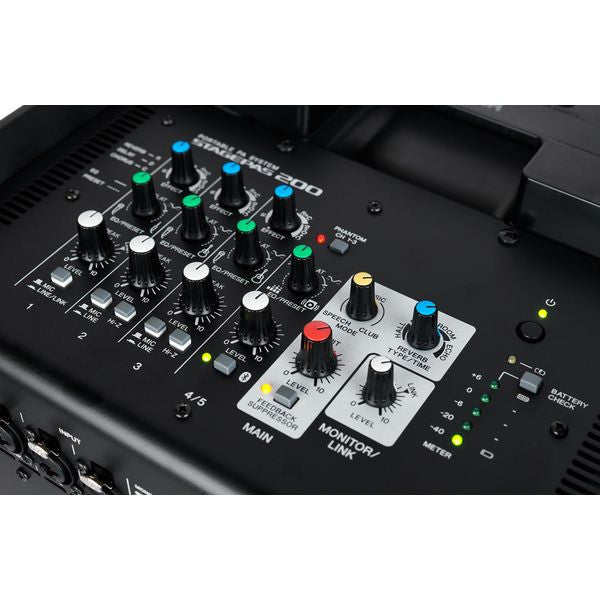 Yamaha STAGEPAS 200BTR portable PA speaker with mixer and battery power
