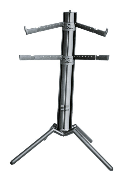 K&M 18860 Spider Pro Keyboard Stand black anodized 2 tier