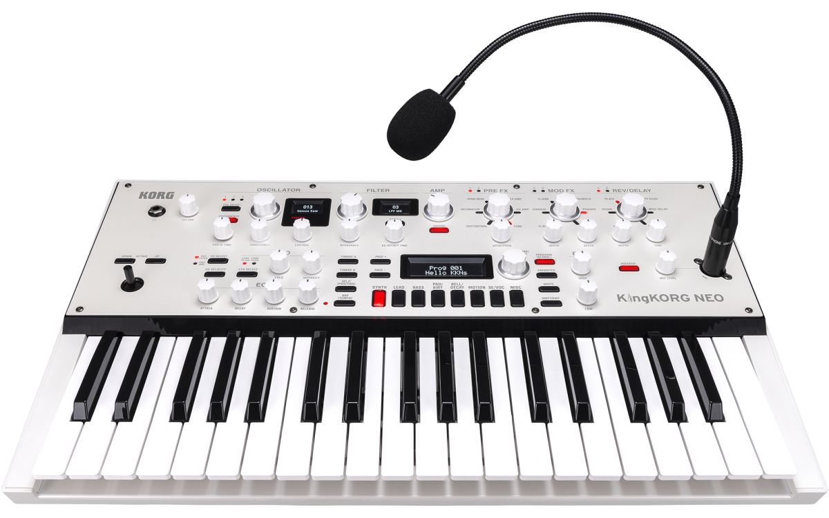 Korg KingKORG Neo 37-key Virtual Analog Synthesizer and Vocoder