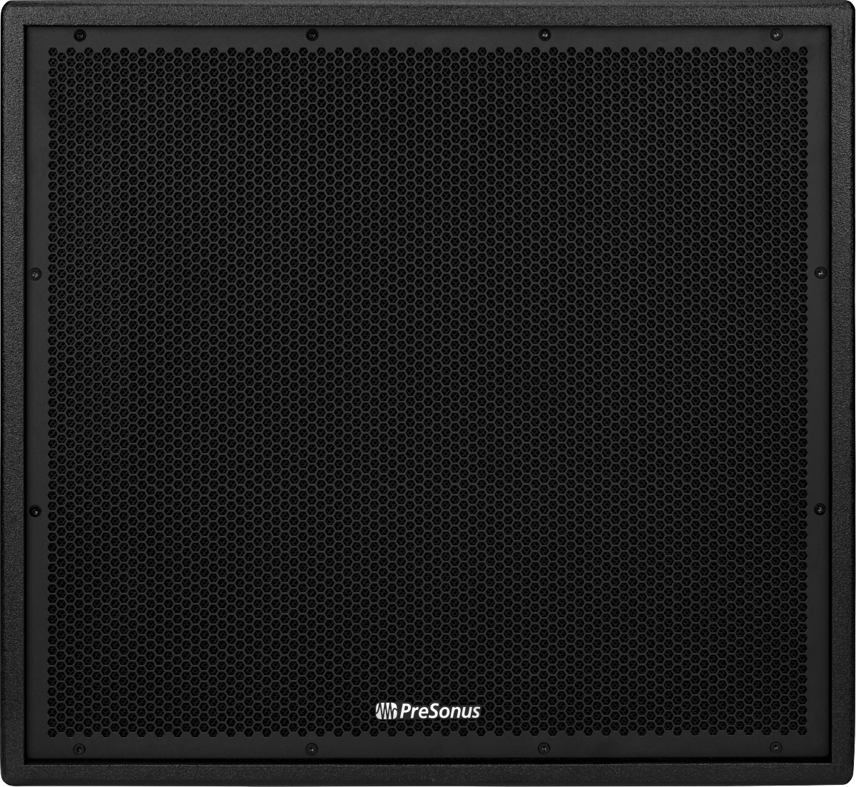 2 PreSonus® CDL SUB18 Active Subwoofers demo with casters and cover