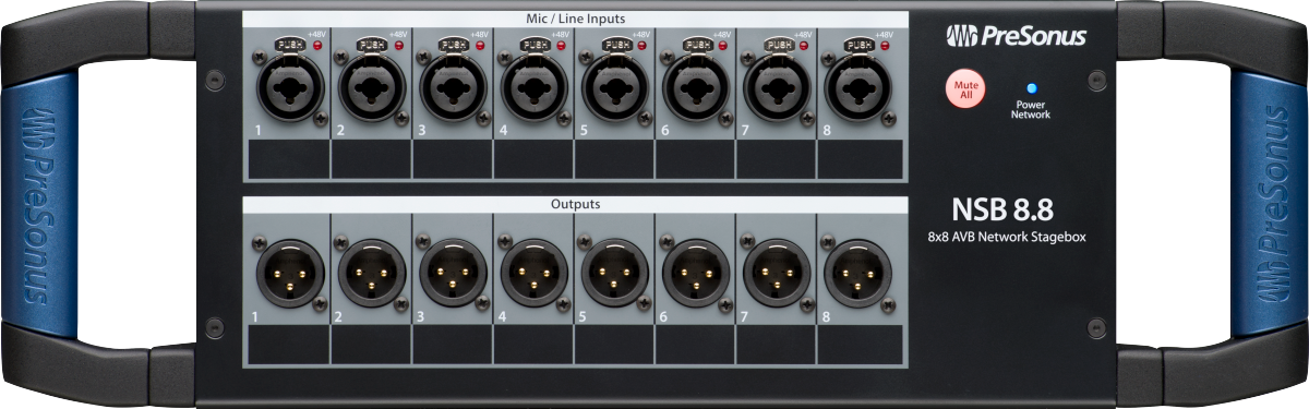 PreSonus NSB 8.8 8x8 AVB-networked Stage Box
