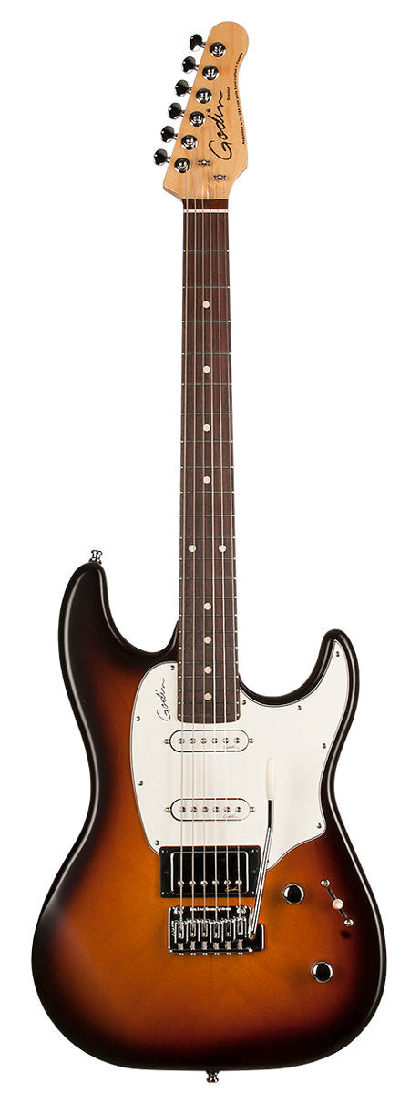 Godin Session Vintage Burst SG RN electric guitar with bag 033928