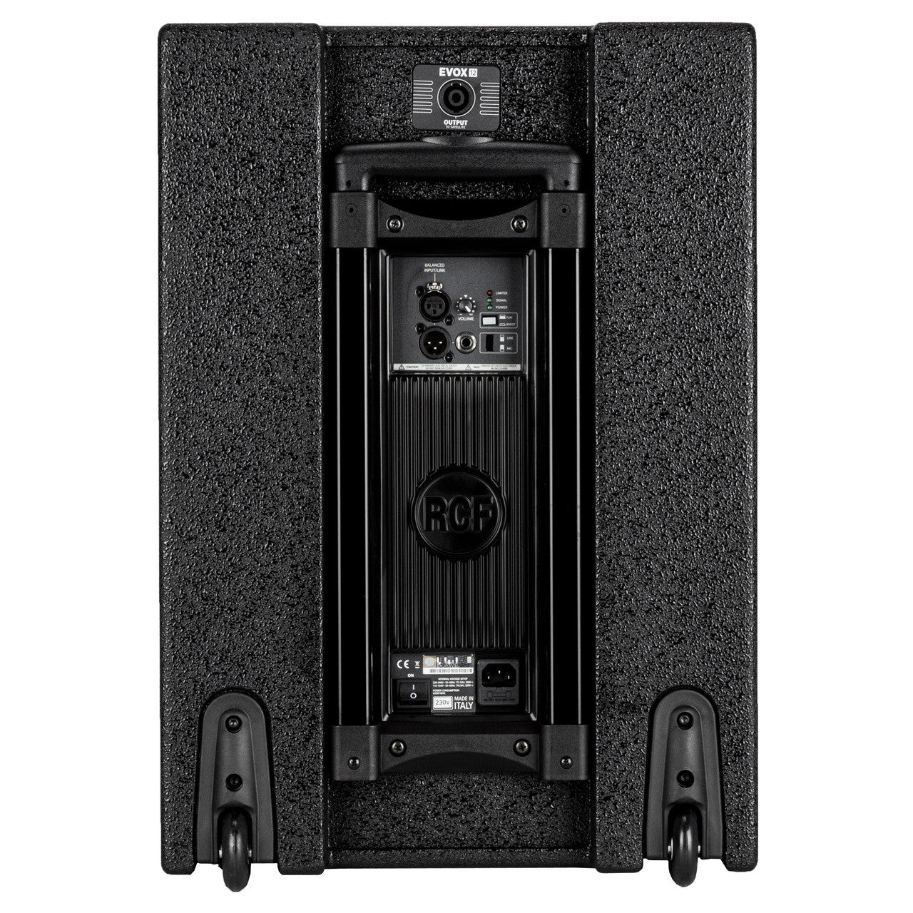 RCF Evox 12 Active Portable PA speaker system with Covers