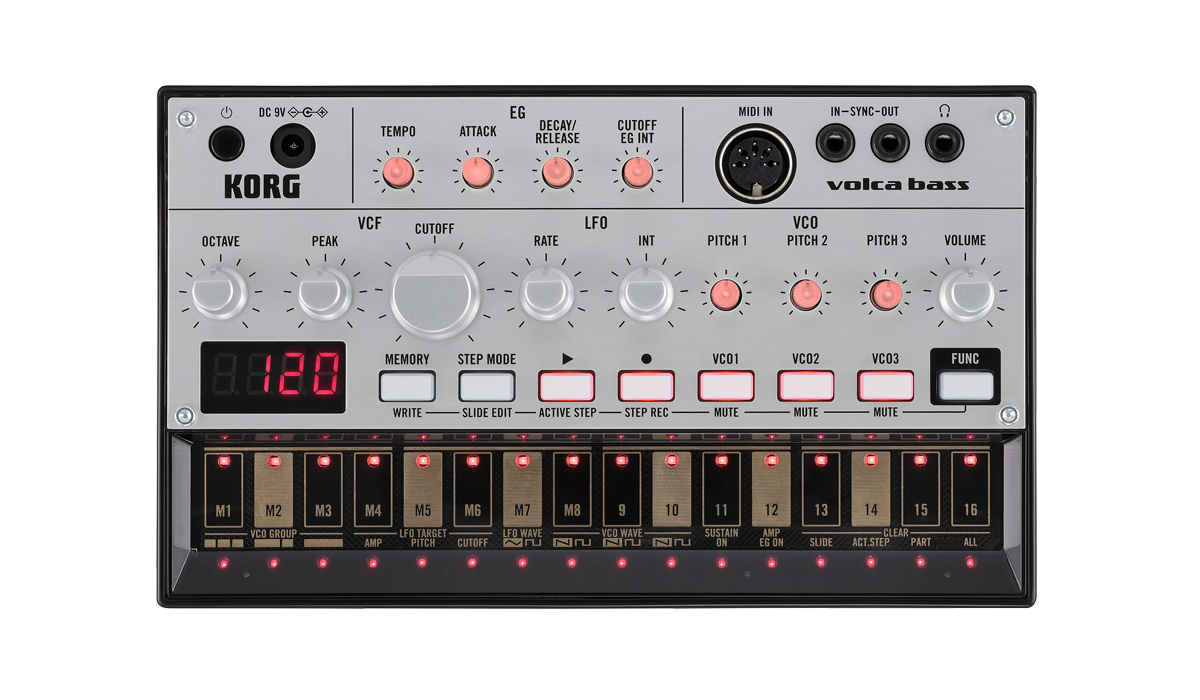 Korg Volca bass analogue bass machine