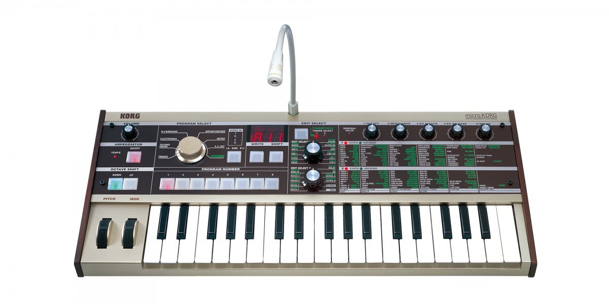 Korg microKorg Synthesizer Vocoder keyboard