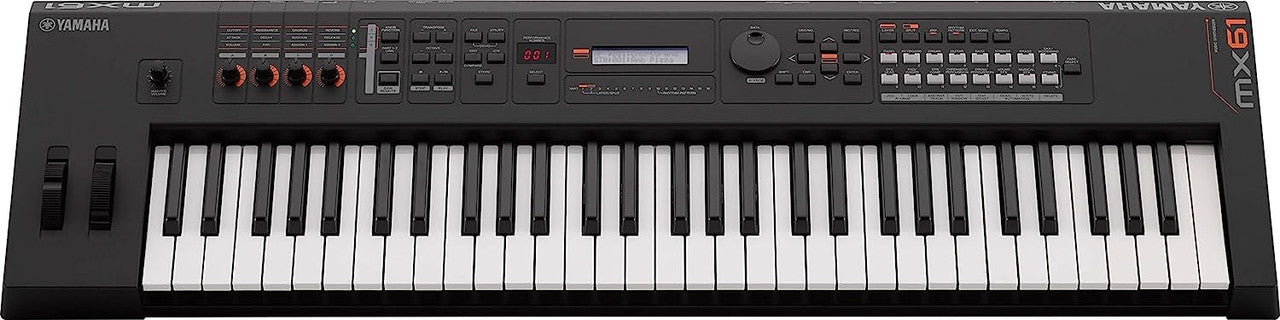 Yamaha MX61 Music Production Synthesizer 61-Key Black B-stock