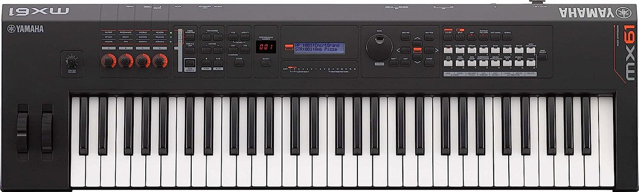 Yamaha MX61 Music Production Synthesizer 61-Key Black B-stock