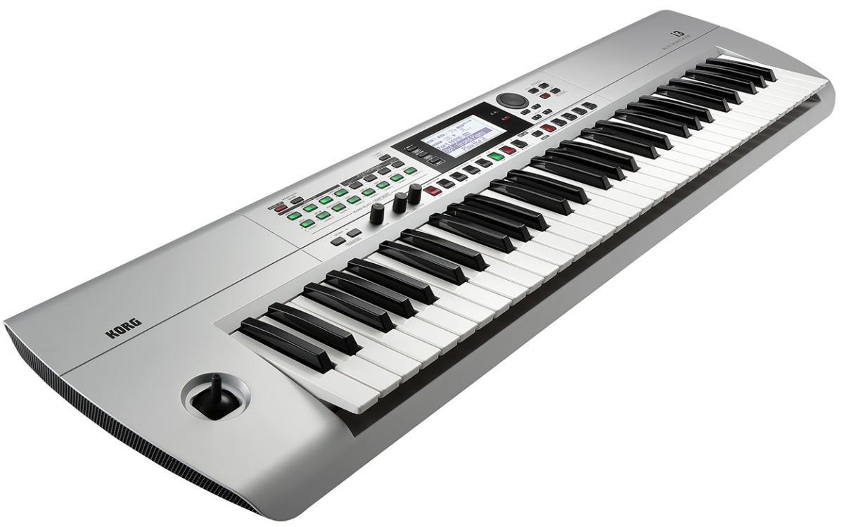 Korg i3 Music Workstation 61 keyboard Silver open box