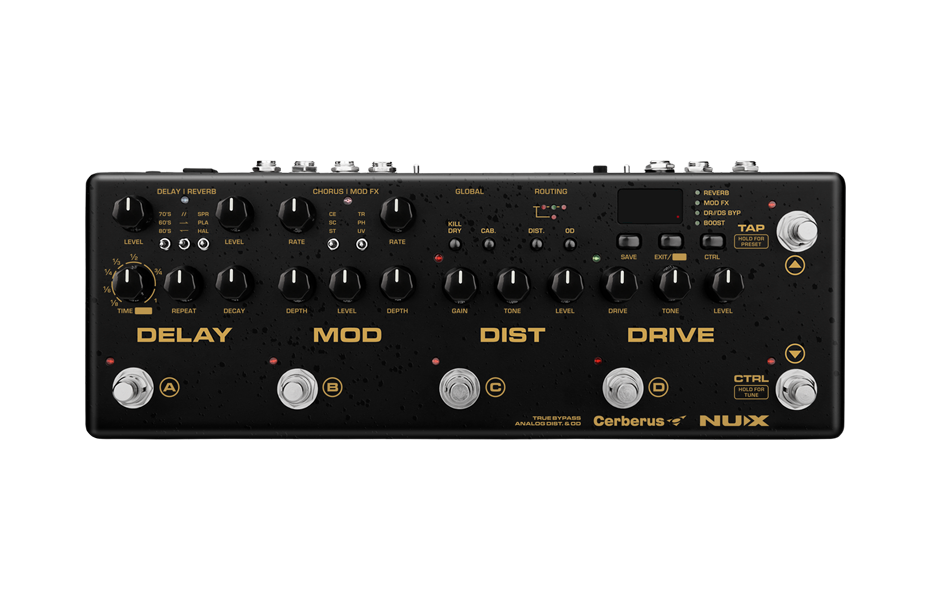 NUX Cerberus Integrated Effects & Controller guitar pedal