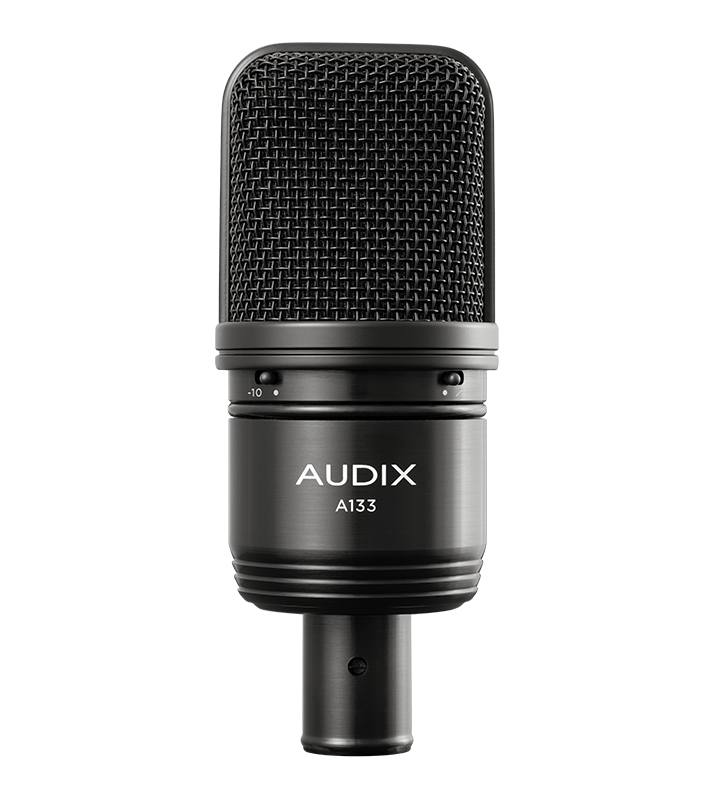 Audix A133 large diaphragm condenser microphone with pad and roll off
