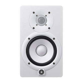 Yamaha HS5 powered Studio Monitors pair white