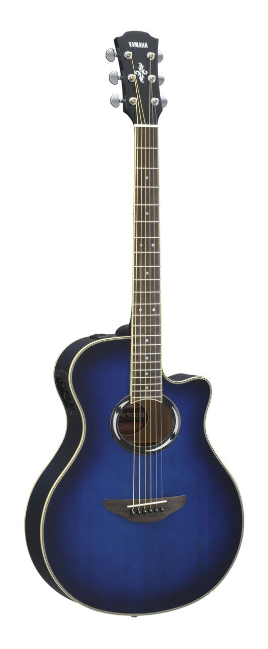 Yamaha APX500III OBB Oriental Blue Burst Acoustic Electric Guitar