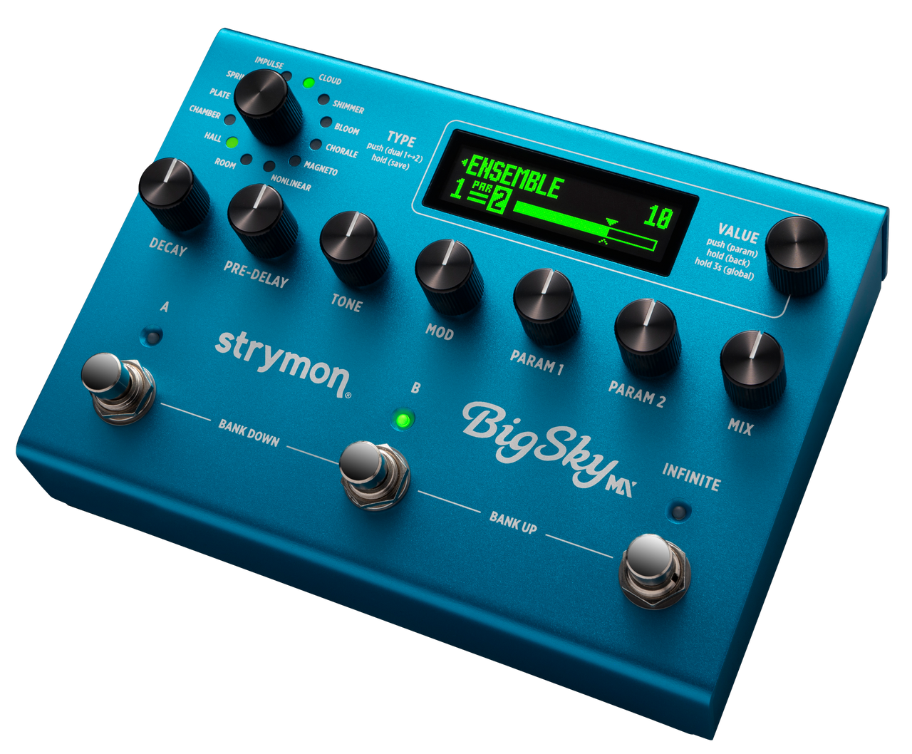 Strymon BigSky MX Multi Reverb guitar pedal