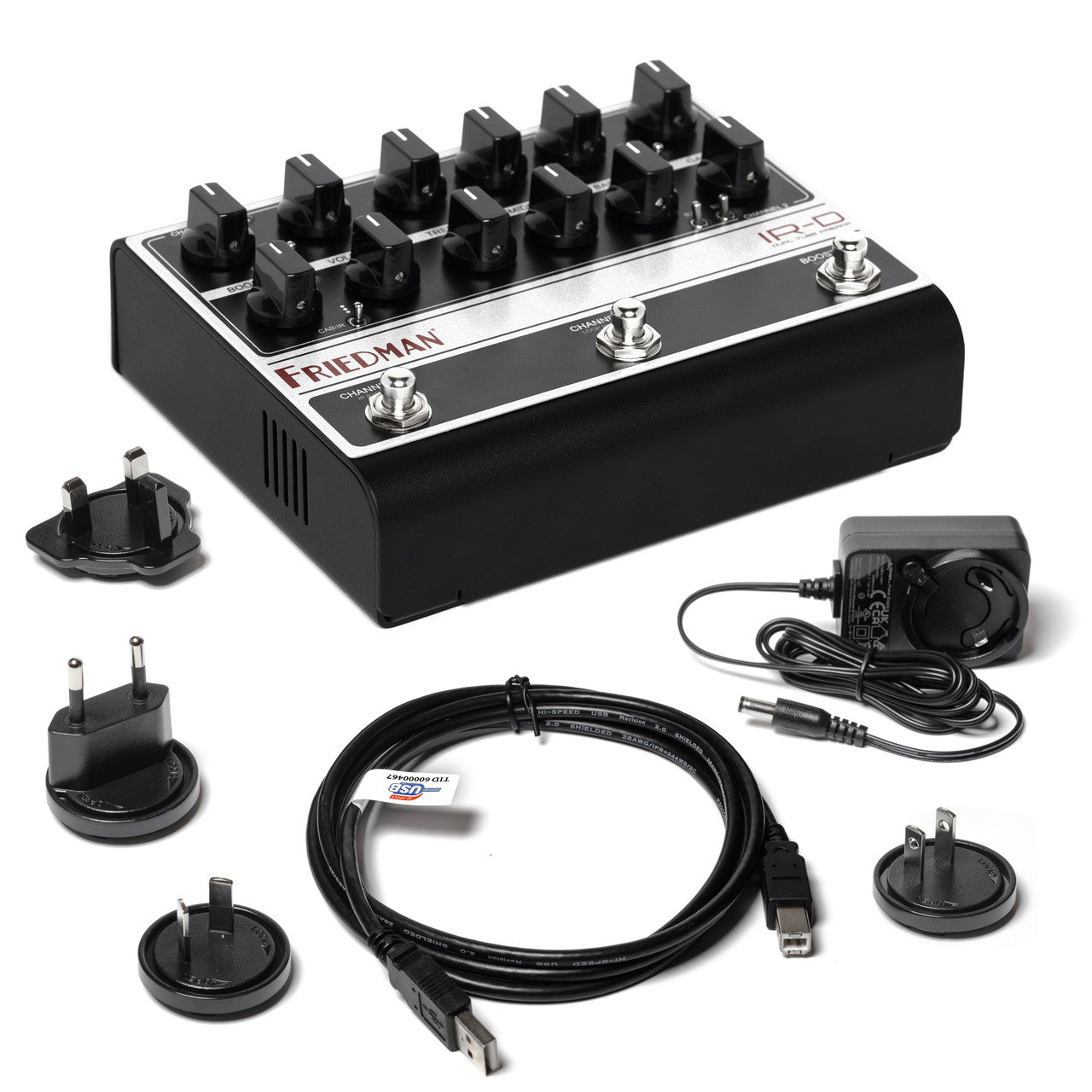 Friedman IR-D dual-channel tube preamp and DI Pedal