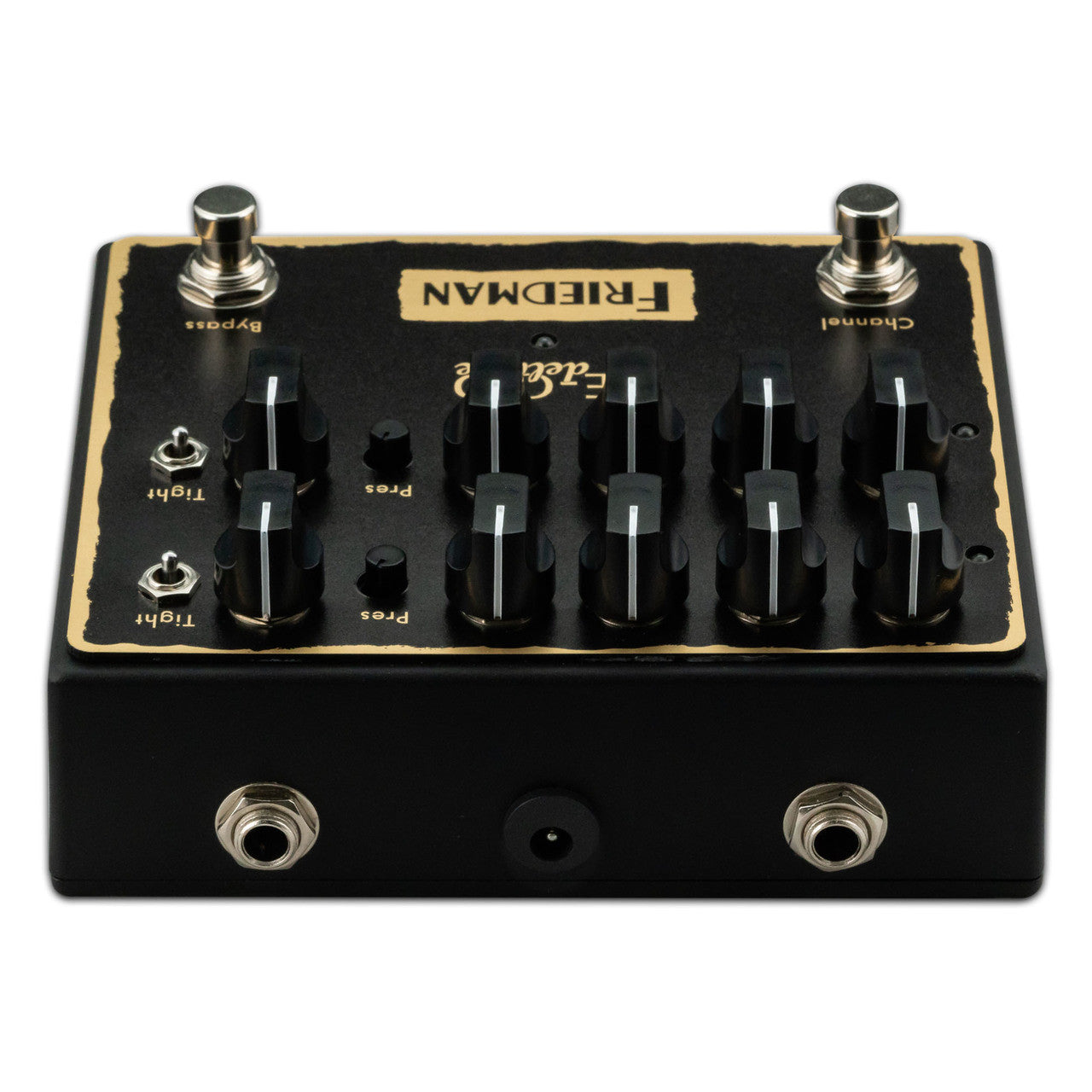 Friedman BE-OD Deluxe dual pushbutton overdrive guitar effects pedal