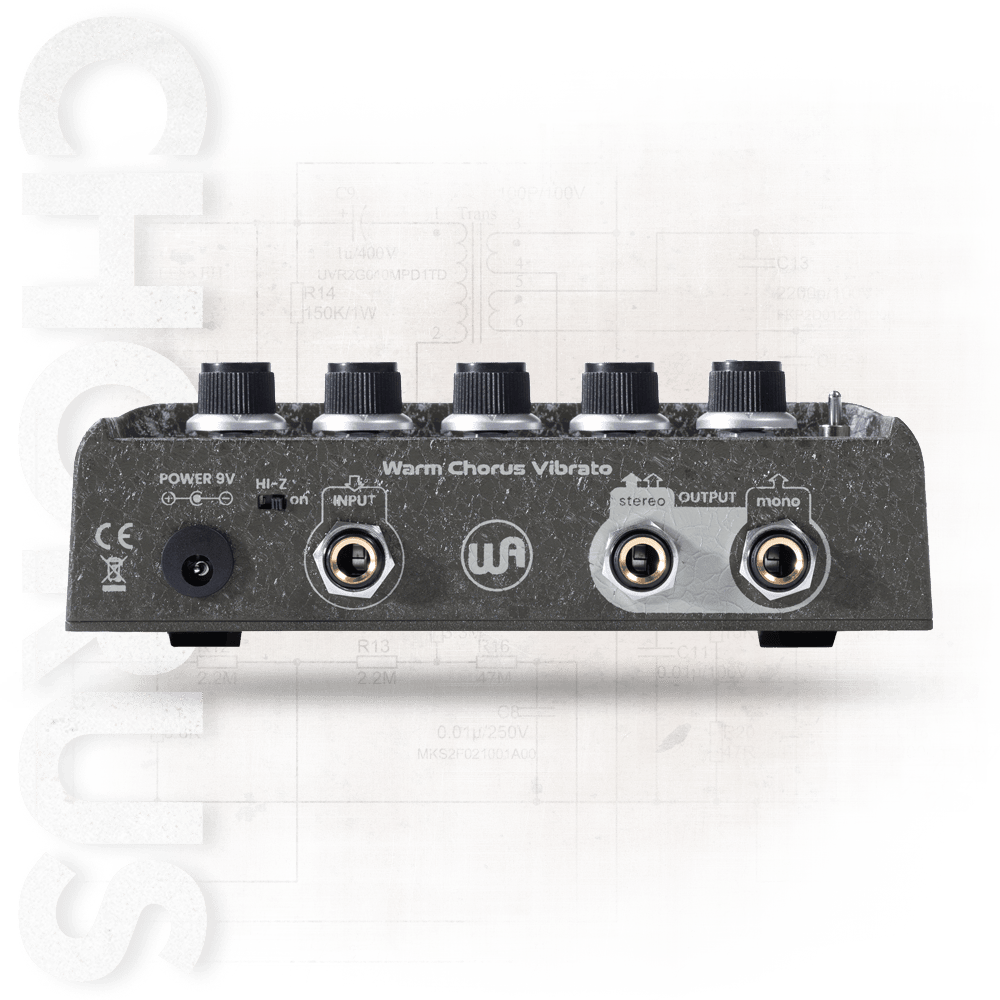 Warm Audio WA-C1 Stereo Chorus & Vibrato Pedal with depth & rate controls
