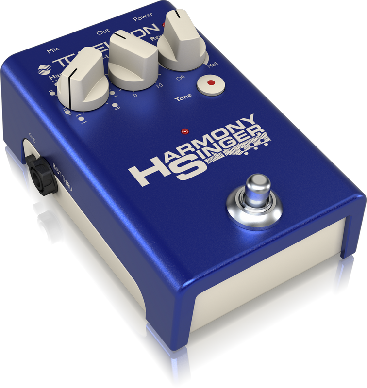 TC Helicon Harmony Singer 2 vocal harmony reverb and tone effects pedal