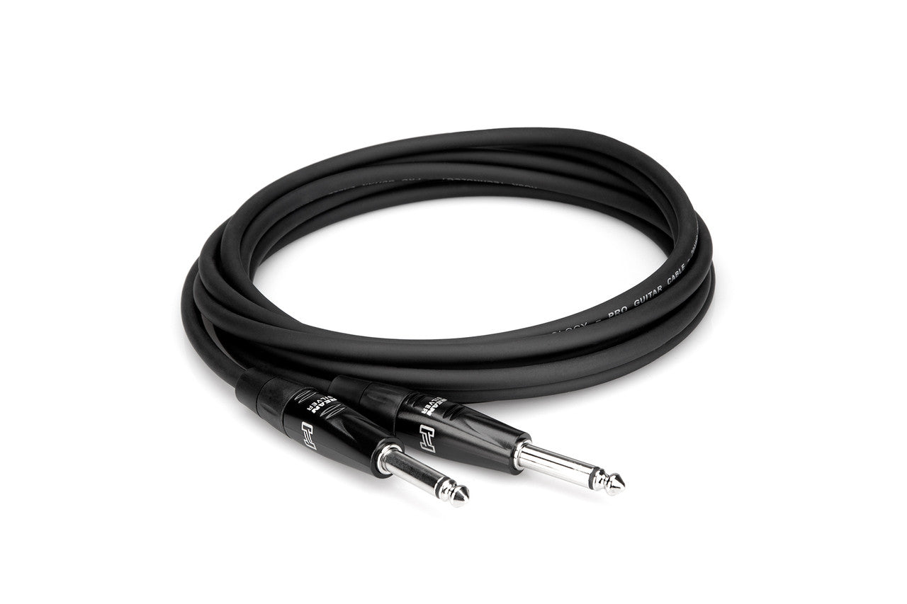 Hosa Pro Guitar Cable REAN 1/4" Straight to Same 20' HGTR-020