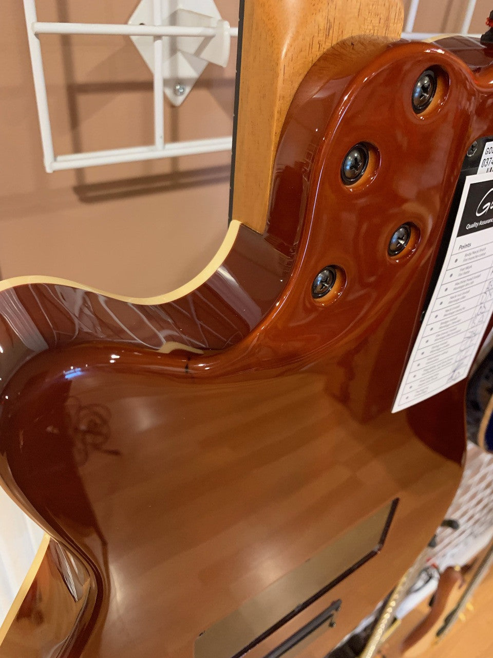 Godin A6 Ultra Koa HG SF acoustic electric guitar with bag Factory Blemished