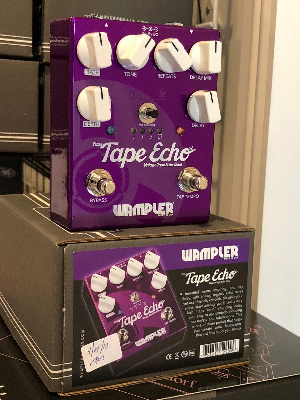 Wampler Faux Tape Echo v2 guitar effects pedal demo