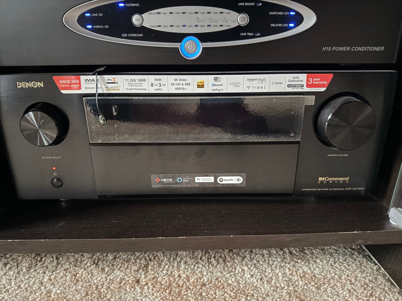 Denon AVR-X6700H Home theater receiver