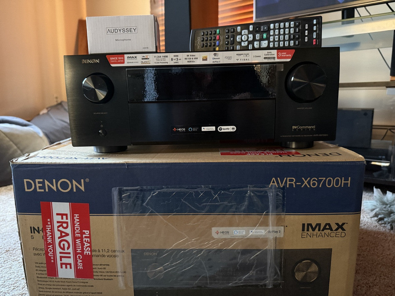 Denon AVR-X6700H Home theater receiver