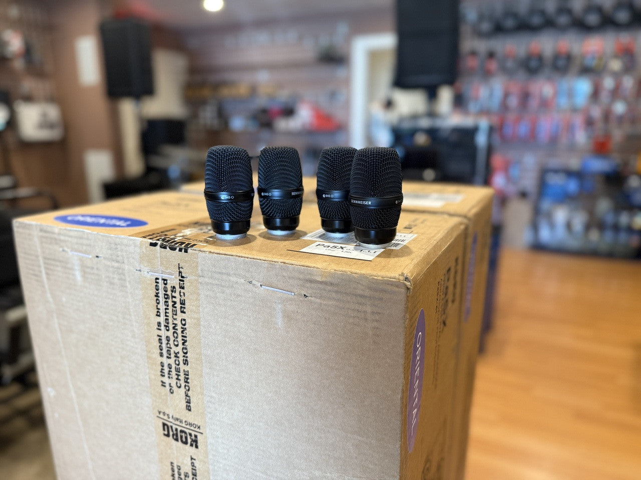4 Sennheiser MMD 945-1 BK Supercardioid Dynamic Microphone Capsule for Wireless Transmitter with JTS adaptors for Shure