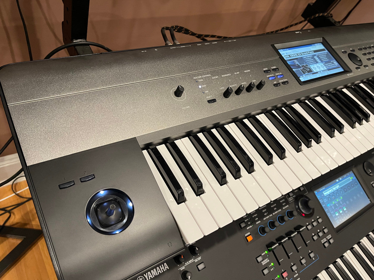 Korg Krome EX 73 workstation keyboard used