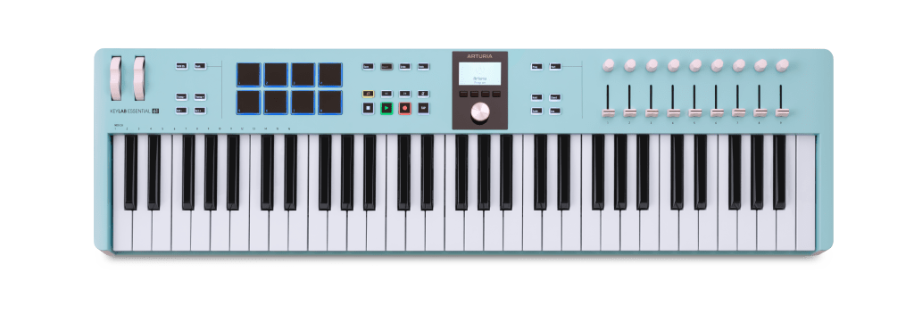 Arturia KeyLab Essential mk3 61-key Keyboard Controller Aquamarine