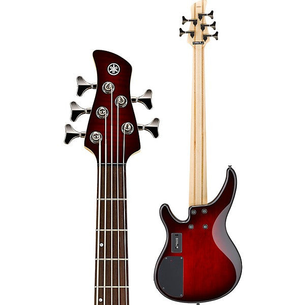 Yamaha TRBX605FM 5-String Electric Bass Dark Red Burst