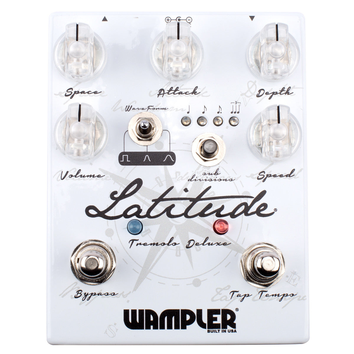Wampler Latitude Deluxe Tremolo guitar effects pedal