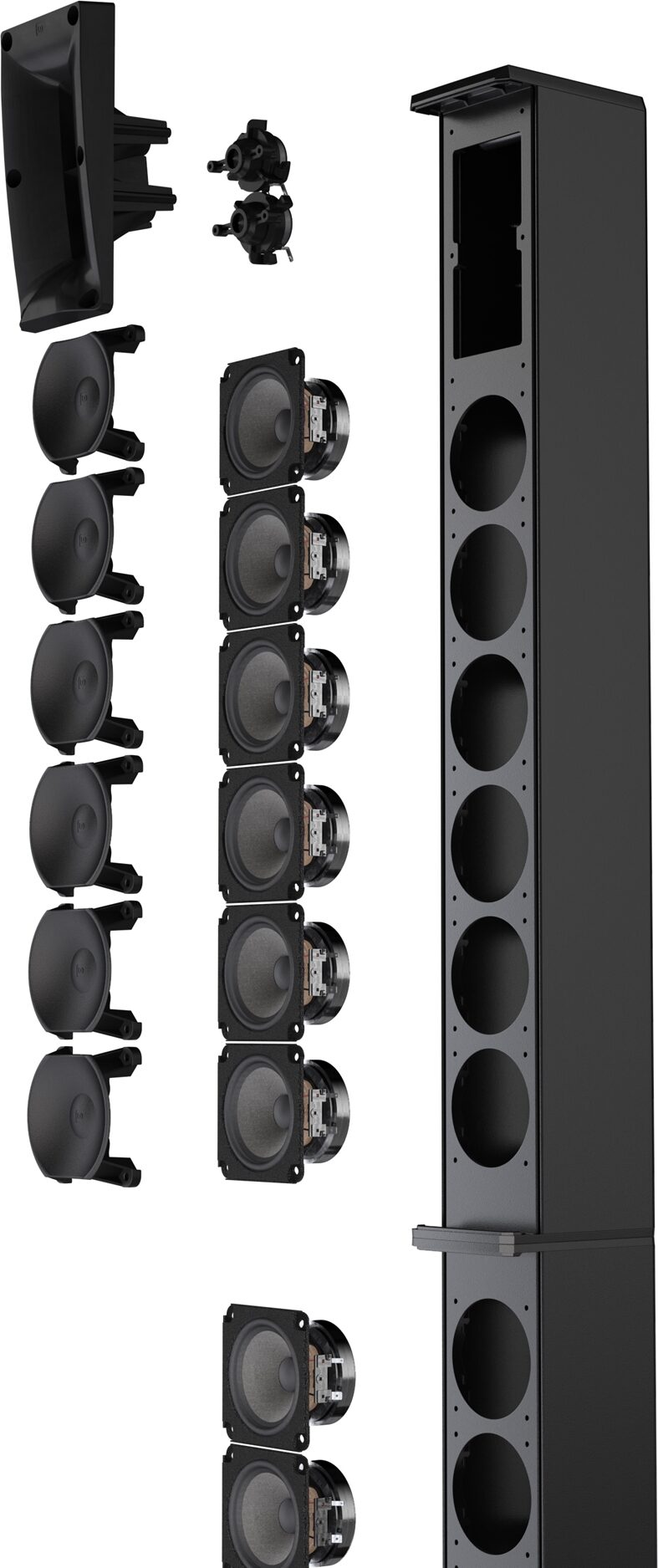 LD Maui 28 G3 Portable Line Array Speaker System with Transport Bags Open Box