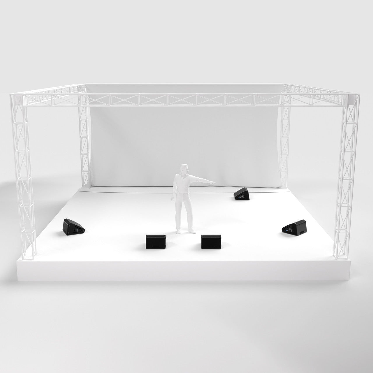 LD Systems MON 10 A G3 1,200W 10-inch Powered Coaxial Stage Monitor