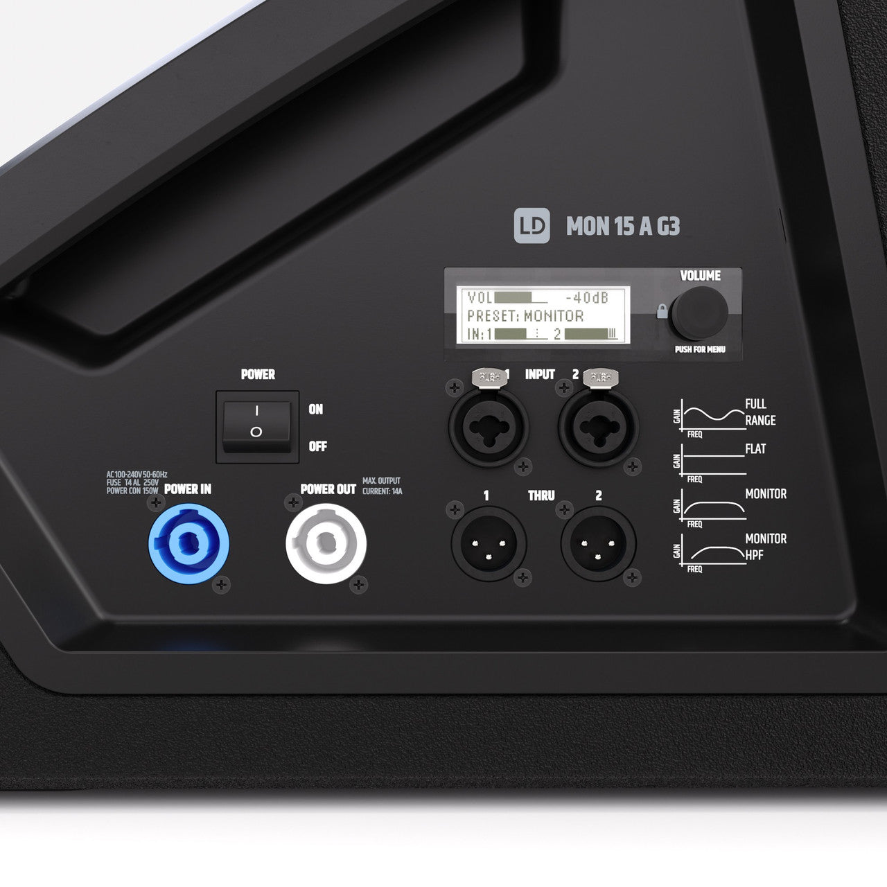 LD Systems MON 15 A G3 15" powered coaxial stage monitor