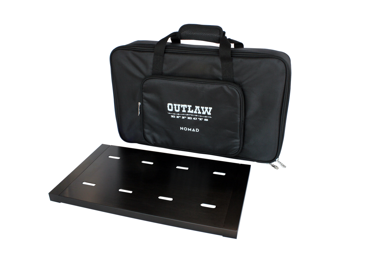 Outlaw Effects Nomad M-128 Rechargeable Powered Pedalboard w/Cables and Bag