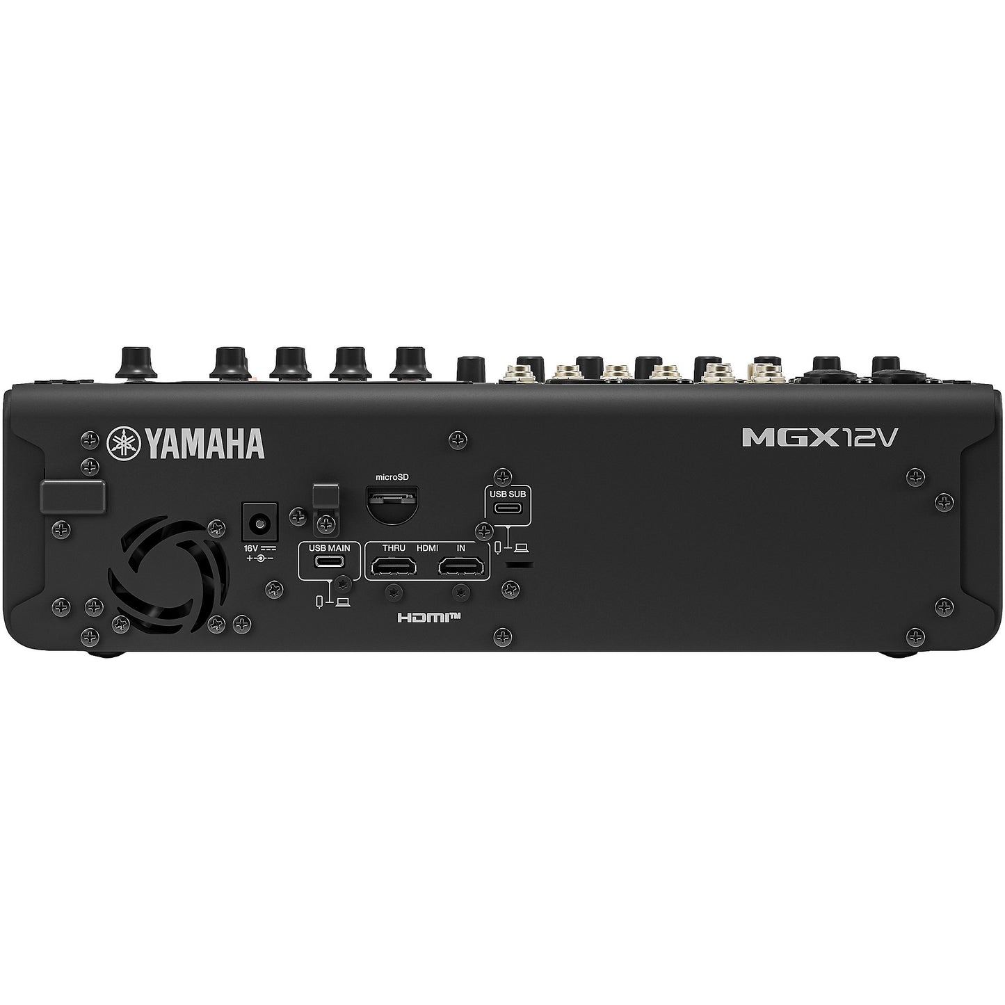 Yamaha MGX12V 18-Channel Digital Mixer With Video Interface Black