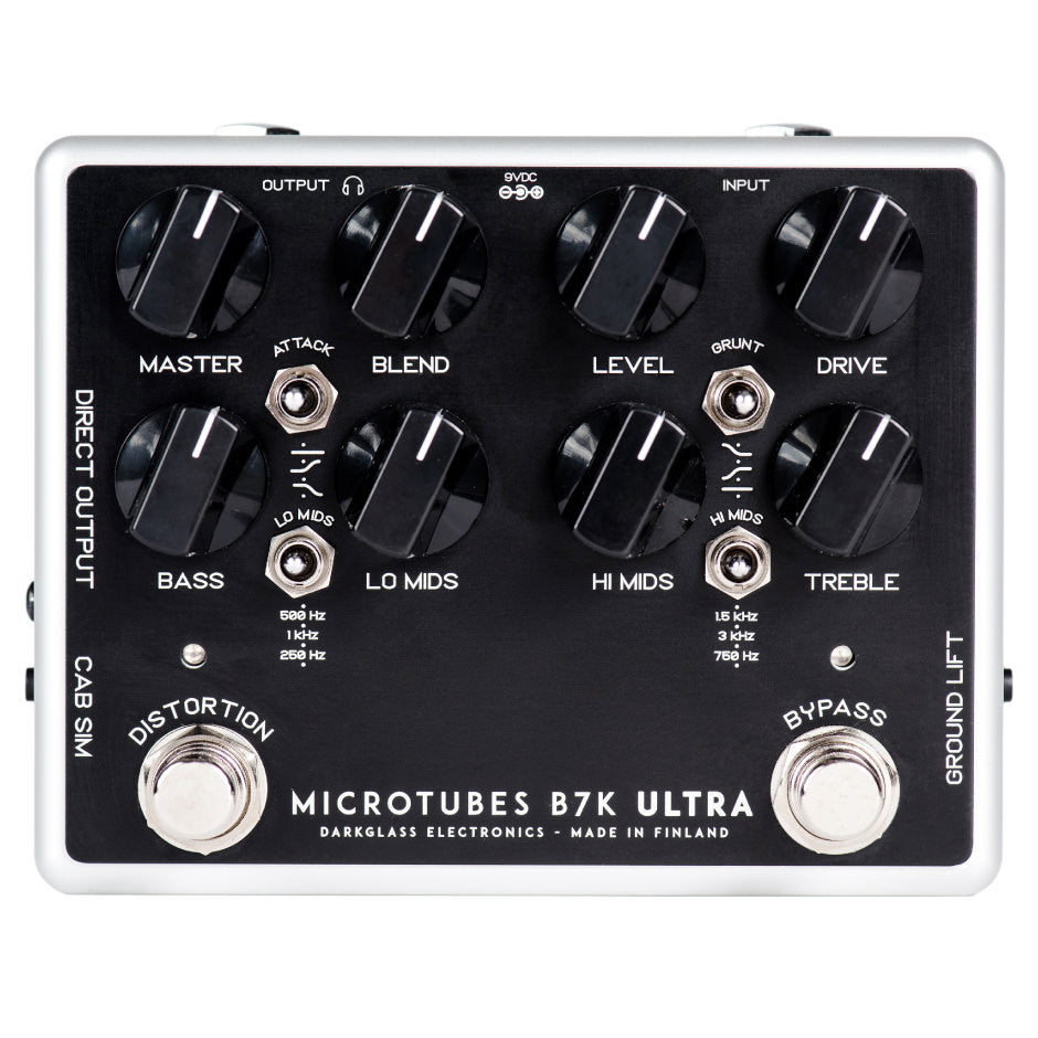Darkglass Microtubes B7K B7U2 Ultra V2 bass effects pedal