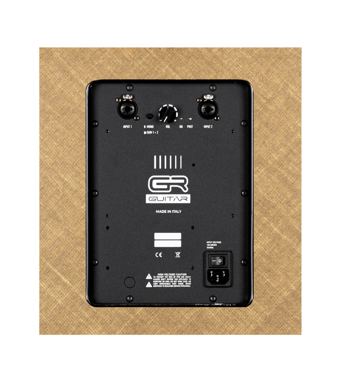 GR Guitar NF G112A - Active FRFR Guitar Cabinet in Natural Fiber - Power Amp 300 watt / Speaker 1x12"