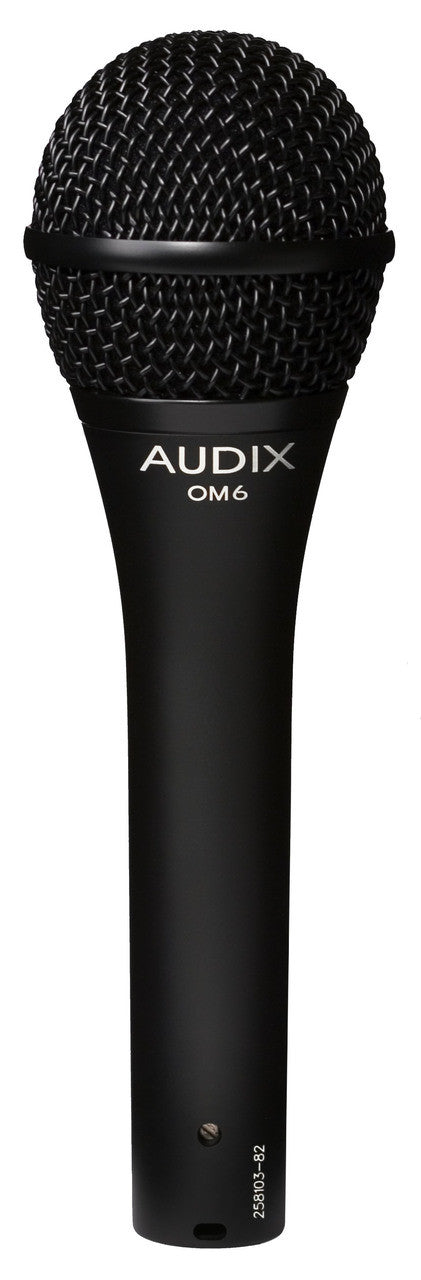 2 pack of Audix OM6 Dynamic Concert level professional vocal microphones