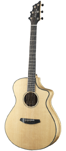 Breedlove Oregon Concert CE Sitka Spruce Myrtlewood Acoustic Electric Guitar with Case