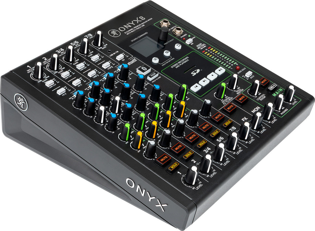 Mackie Onyx8 8-channel Analog Mixer with Multi-Track USB demo