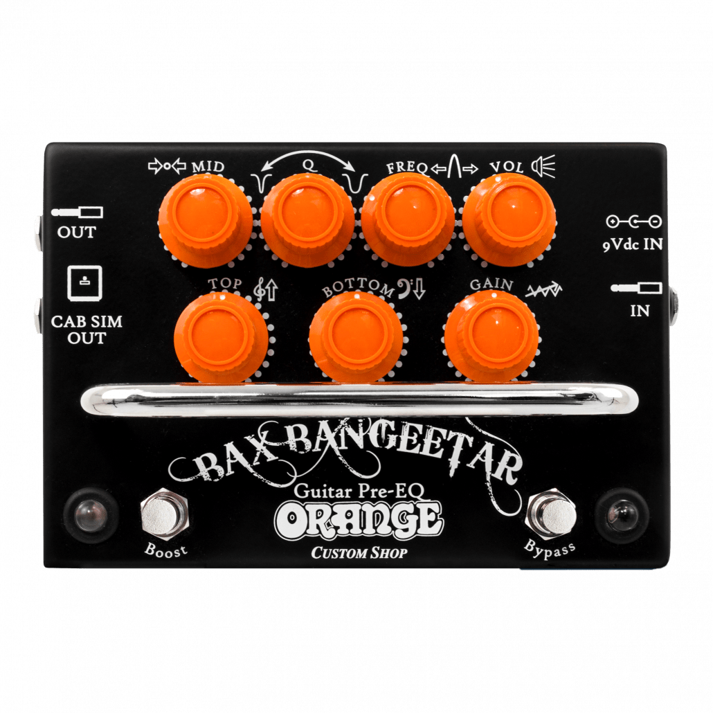 Orange Bax Bangeetar Guitar Pre-EQ Pedal Black