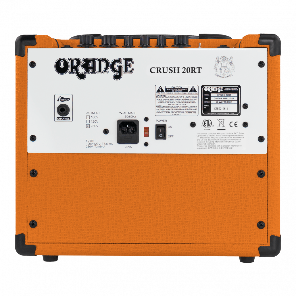 Orange Amplifiers Crush 20RT 20W 1x8" Guitar Combo Amp