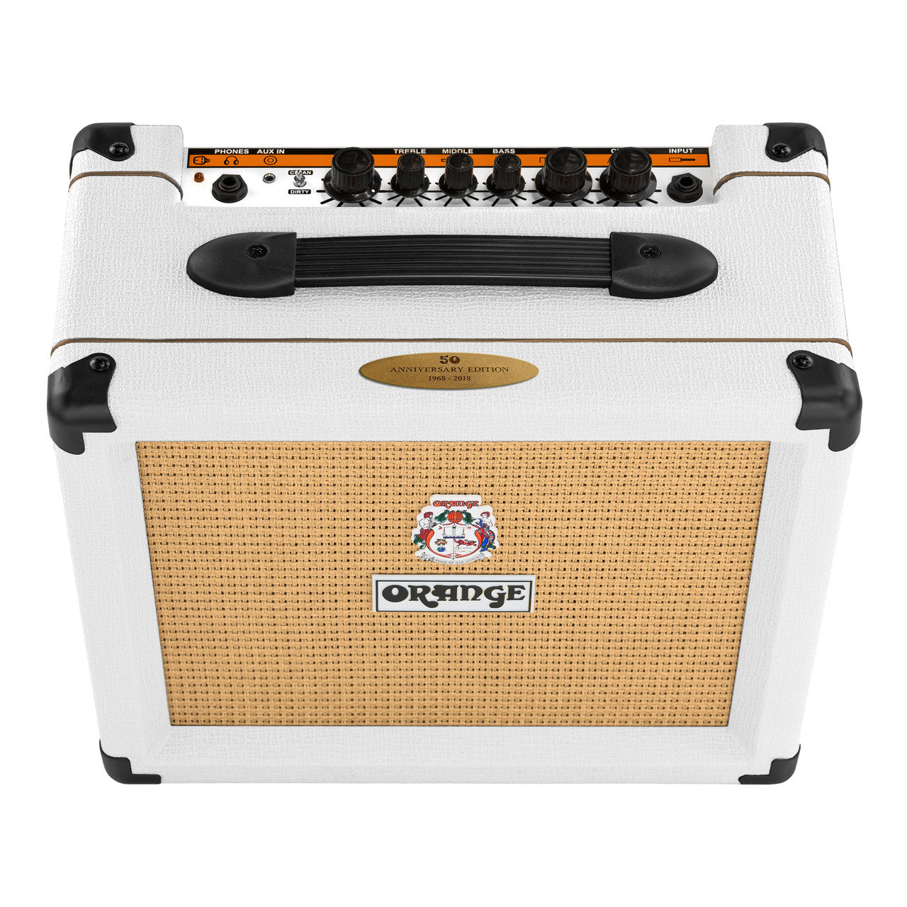 Orange Limited Crush 20 50th Anniversary White Tolex Guitar Amp