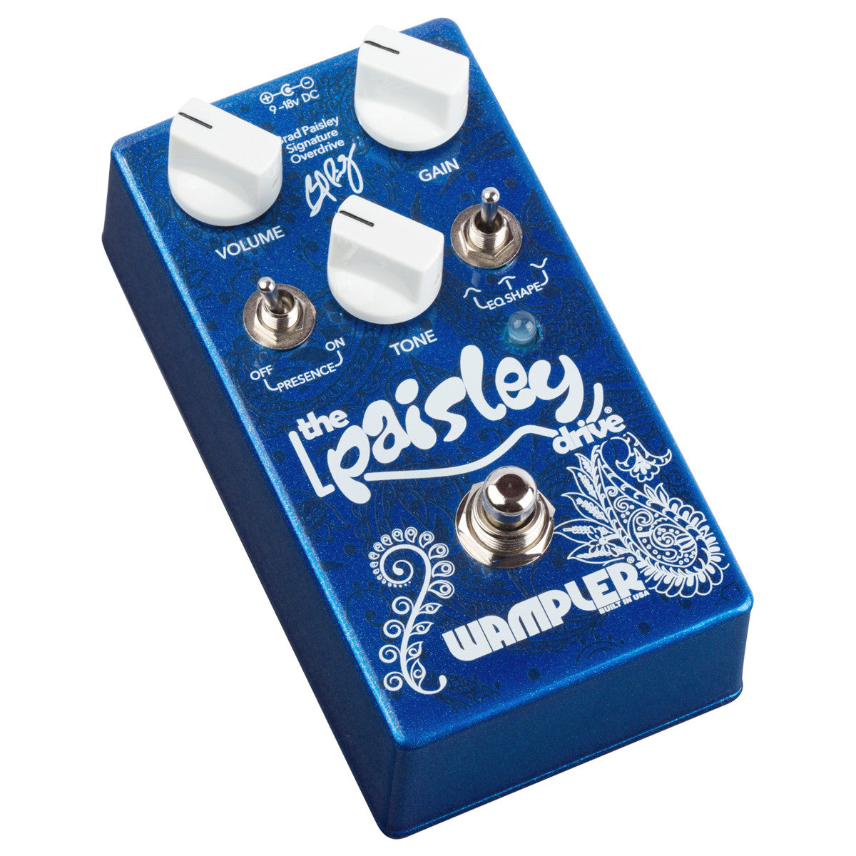 Wampler Brad Paisley Drive guitar effects pedal