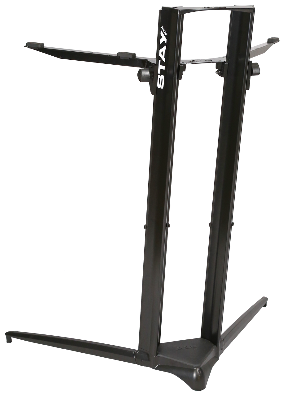 Stay standing piano stand black single tier Stay84