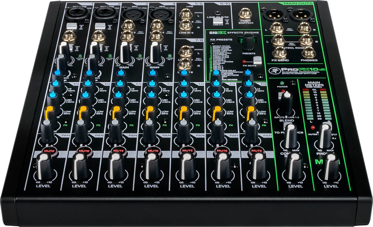 Mackie ProFX10v3 10-channel Mixer with USB and Effects open box