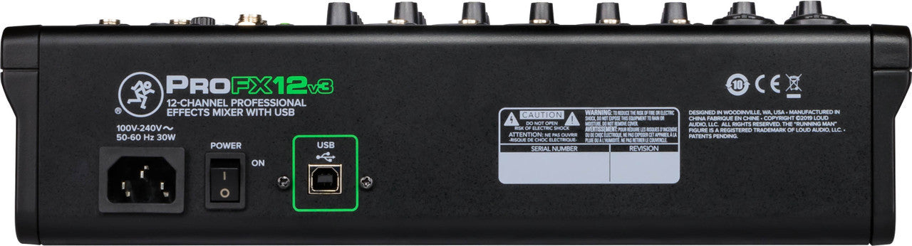 Mackie ProFX12v3 12-channel Mixer with USB and Effects demo